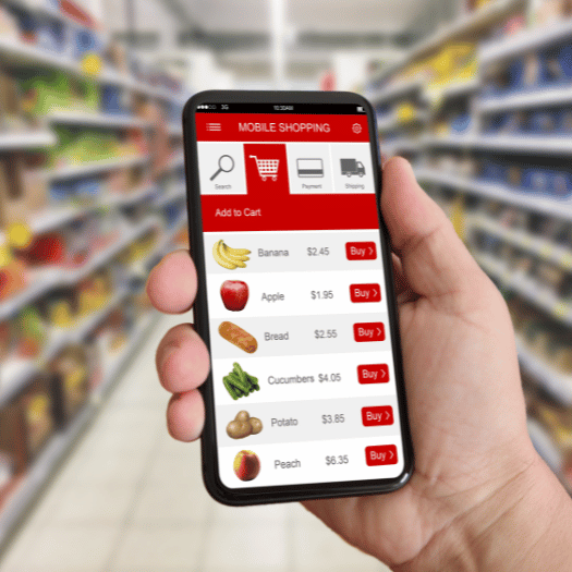 Multi-vendor e-commerce app interface from Unsplash